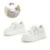 Suction film sole leather little white shoes women's 2025 autumn new women's shoes commuting platform shoes are not tired feet round head single sh