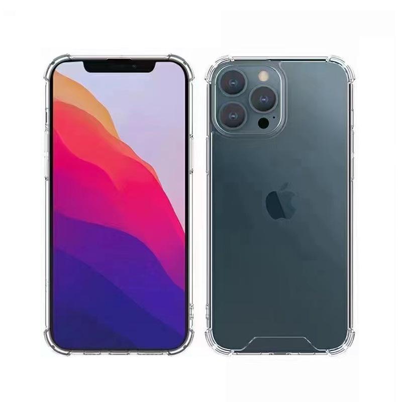 Compatible Apple iPhone 17 Case: 15PRO Four-Corner Anti-Drop, 1.5mm Acrylic, Transparent 16 Case.