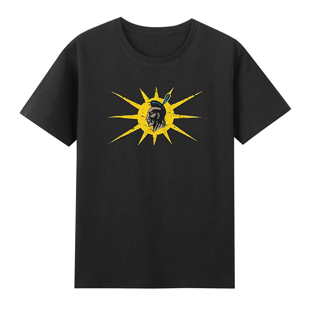 Mohawk Nation Warrior Society Flag Novelty Unisexs Short Sleeve Tshirt Black Tee