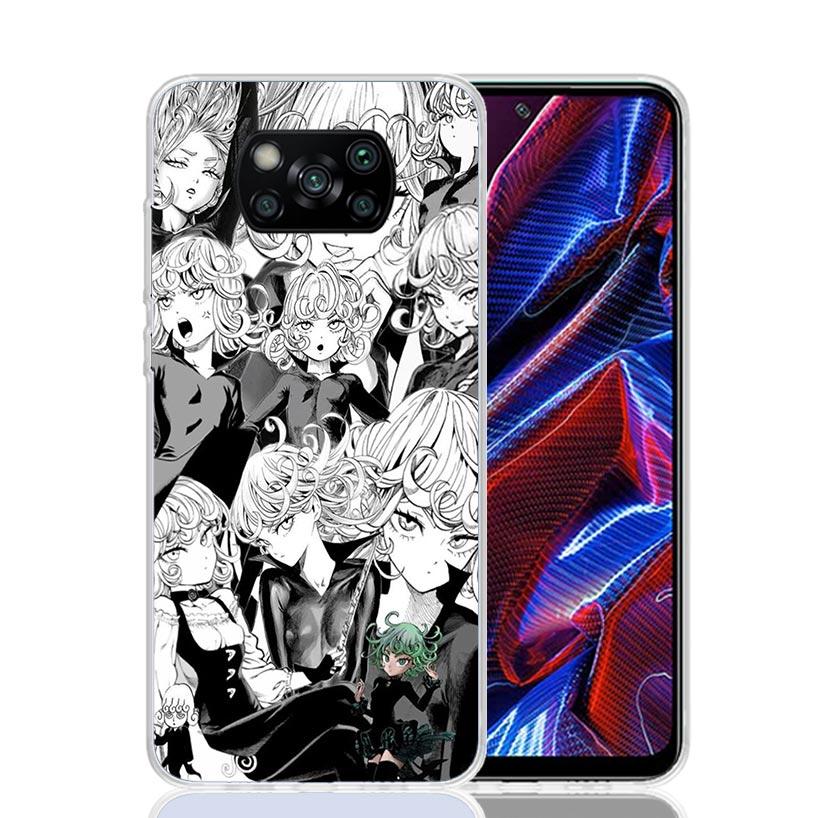 1 Punch Man Anime Phone Case For Xiaomi Poco X7 X6 X5 Pro F7 Ultra Redmi 15C 15 13 13C 12 12C 10 10A 10C 9 9A 9C 9T Cover Poco X