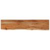 Vidaxl Półka Ścienna, 100X20X3,8Cm, Drewno Akacjowe, Naturalna Krawędź