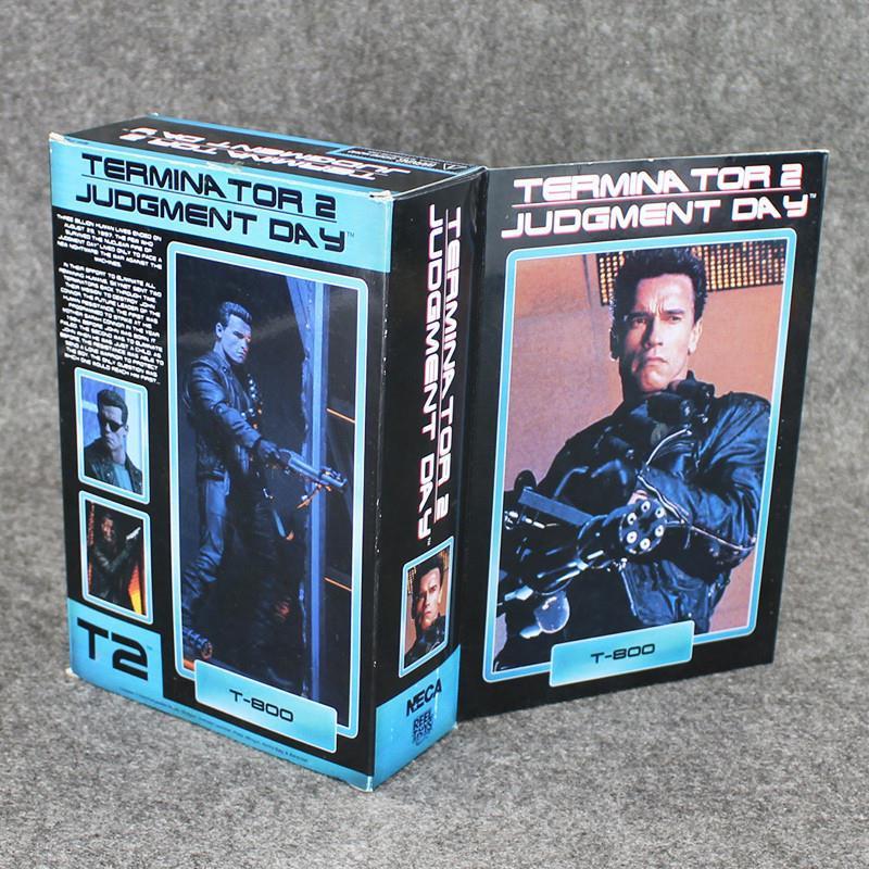 2 Judgment Terminator Day T800 Ultimate Deluxe Arnold 8" Action New Figure