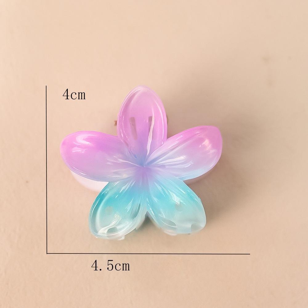 

2 шт. 4 см Конфетного цвета Плюмерия Зажим Сладкая Заколка Для Волос Головной Убор Женские Цветочные Аксессуары Для Волос Пластинка Заколка