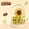 Eternal Flower Bouquet Building Blocks Kids Toy Mini Bricks Girl Series Rose Gift for Valentine Birthday