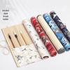 Bamboo Roll-Up Calligraphy Brush Bag: Chinese Style Pen Storage for Four Treasures of the Study