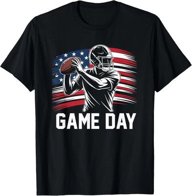 Game Day American Football Player Team Coach Men Women T-Shirt