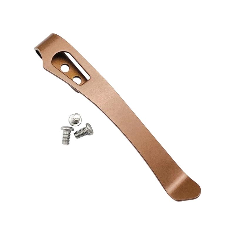

DIY Customization Cutter Clip Kit 420 Nonrust Steel Pockets Mounting Brackets Includes 3 Hardware Screws For Tool розового золота