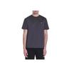 STONE ISLAND Unifarbiges Logo Rundhals Kurzarm T-Shirt Herren Oberteile Anthrazit K1S152100039S0013-V0065