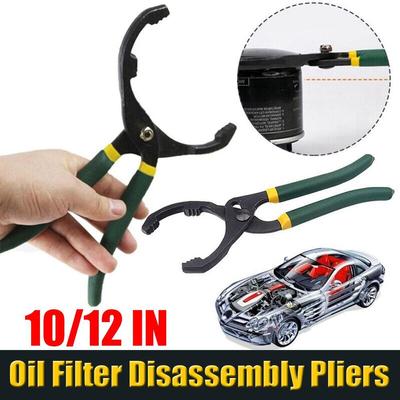 10/12 zoll Auto Öl Filter Demontage Zange Locking Grip Schraubstock Spanner Rutschfeste Griff Universal Auto Reparatur Werkzeuge Zubehör