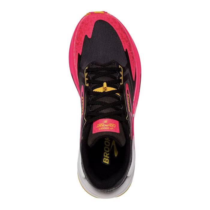 Brooks Catamount 3 sneakers neutral support Black/Diva Pink/Lemon Chrome