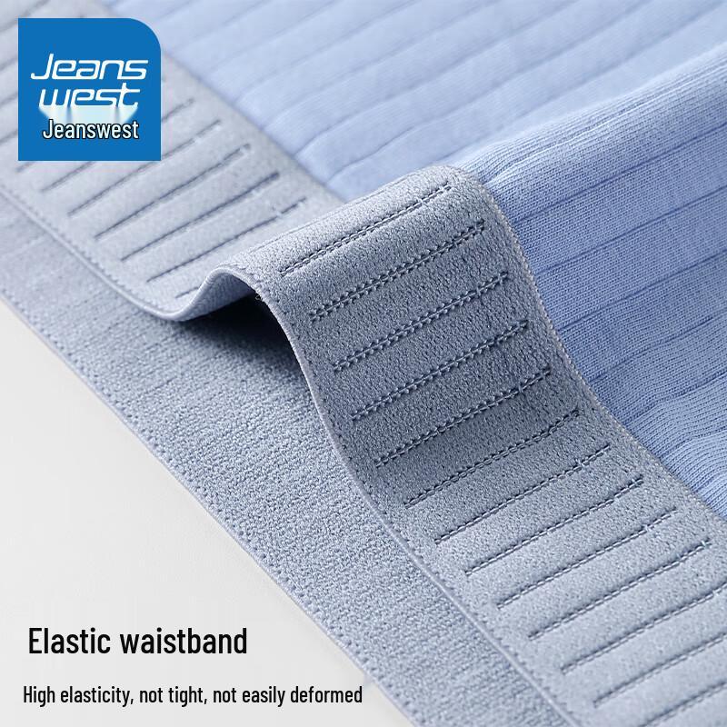 Jeanswest Men's Pure Cotton Boxer Briefs