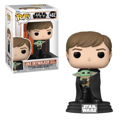 Funko POP! Guerra das Estrelas: Mandaloriano - Luke com criança