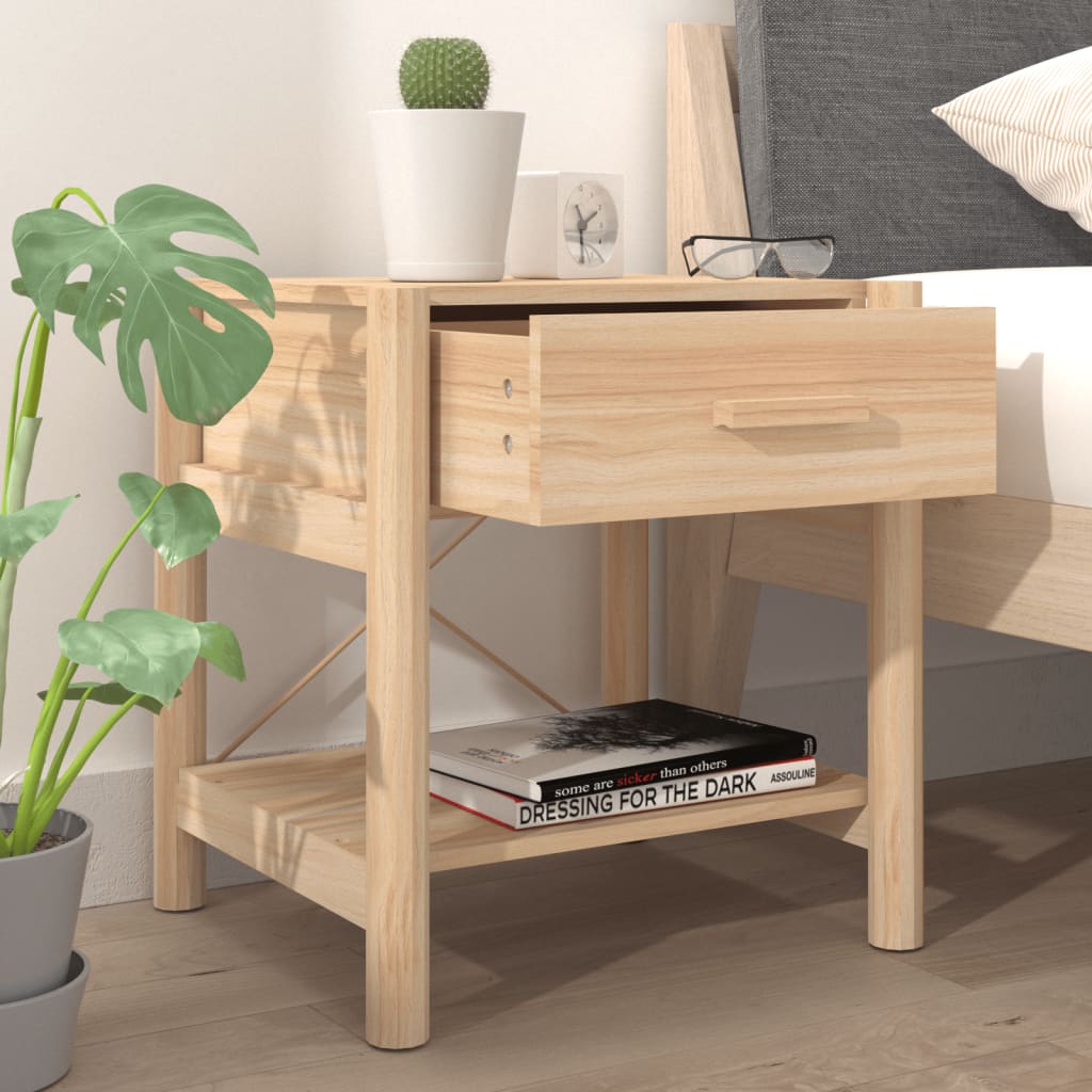 Cheap Bedside Table 42x38x45 cm Engineered Wood Joom