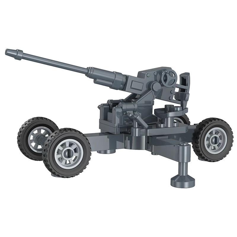 Doll Scene With Anti-Aircraft Maxine Anti-Aircraft Heavy Machine Gun Mortar Assembly Building Block
