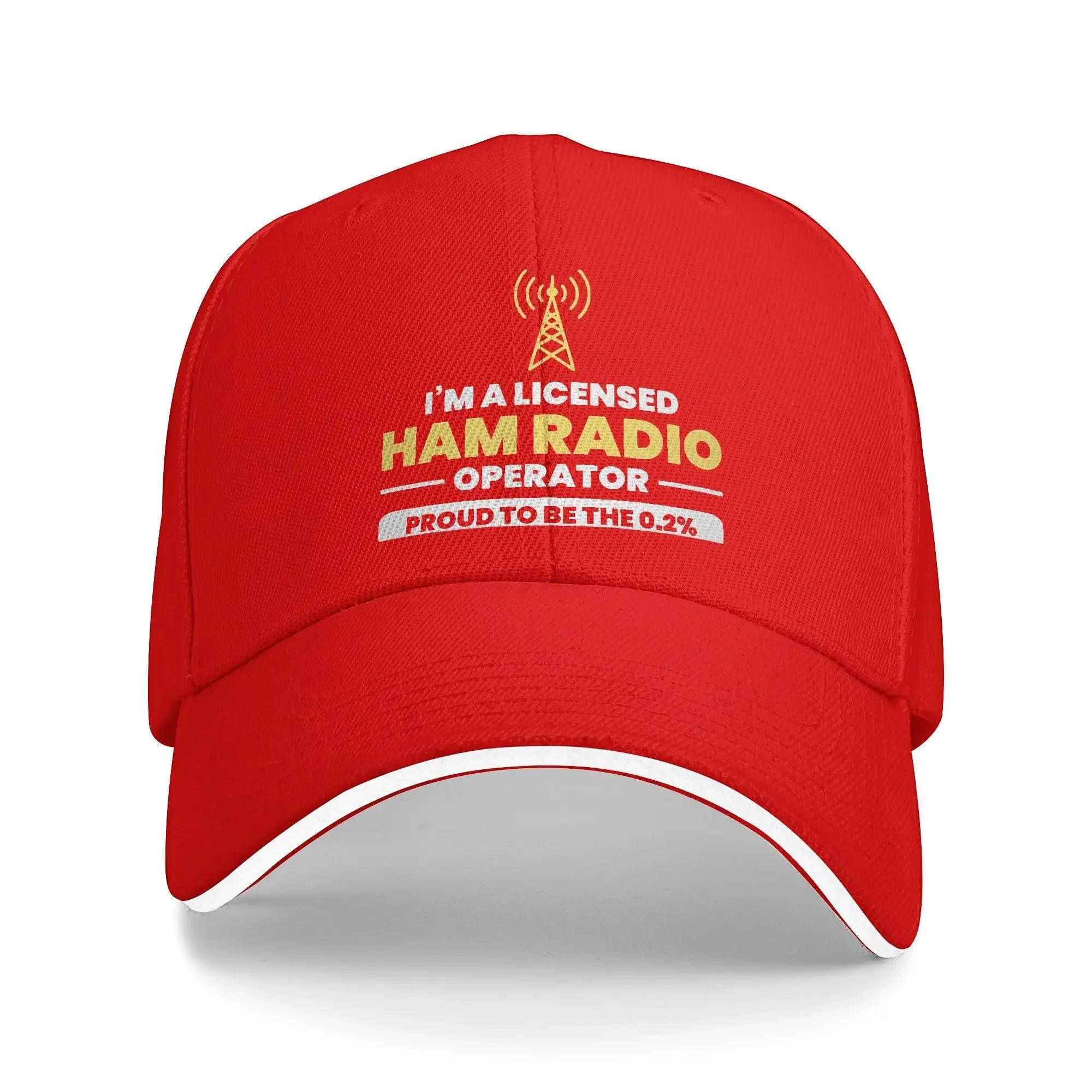 Amateur Ham Radio Baseball Cap Grandpa Fathers day Gift Unisex Unisex Print Trucker Hat Summer y2k Retro Gym Wholesale Baseball Cap One Size