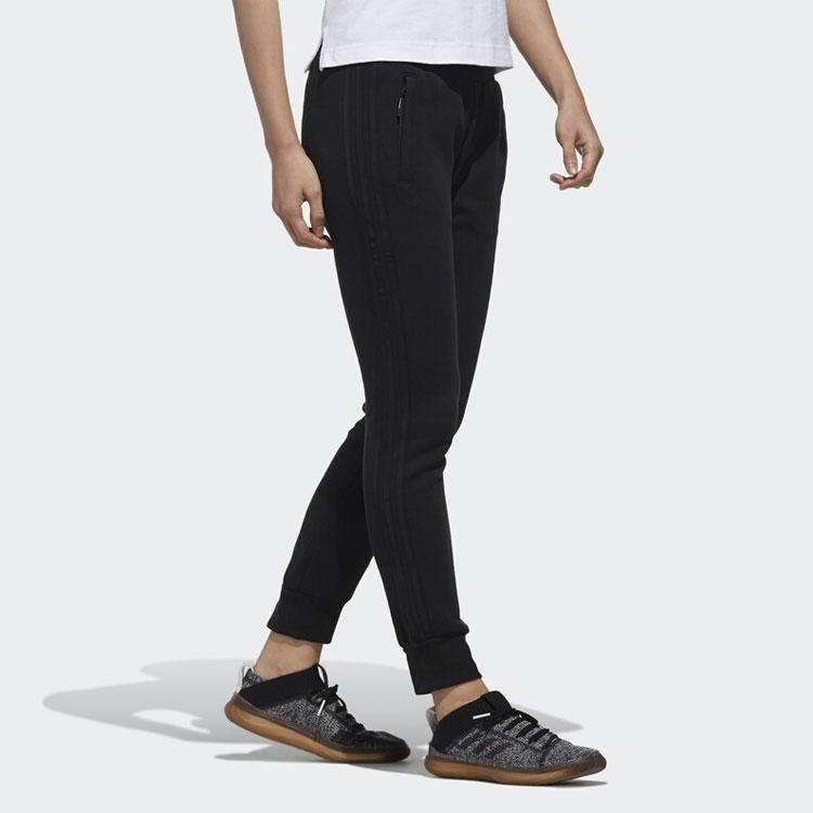 Adidas Running Tapered Knit Sports Pants Women Bottoms Black DW5729