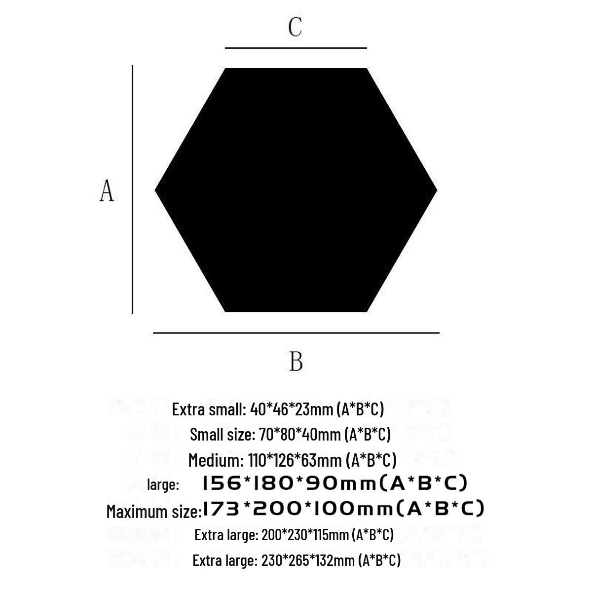 

Шестиугольные акриловые зеркальные настенные наклейки - самоклеящийся фон для украшения дома своими руками. Добавьте объемности с помощью наклеек XN008. Extra large 230*200*115mm per piece золотой