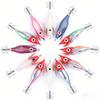 Luminous Simulated Wood Shrimp Lure Set10PCS 10CM9.1GSquid Needle Sea Fishing Lure Box Set