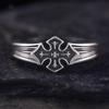 Yintai Fei Retro Thailändisches Silberkreuz Herren Vielseitiger Öffnungsbarer Ring