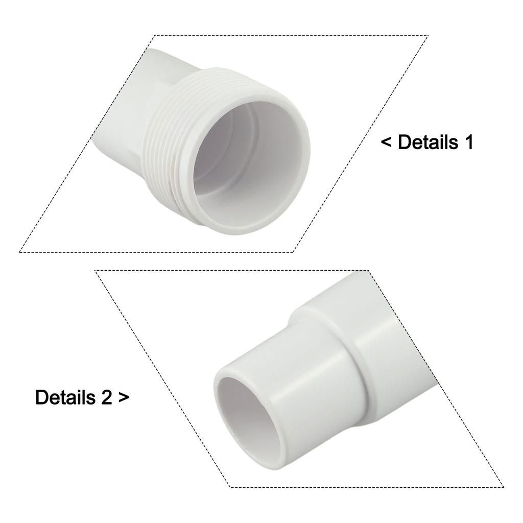 Effective Pool Filter Pump Connector Adapter PVC 4176060 Perfect for Above Ground Pool Pump and Filter Systems