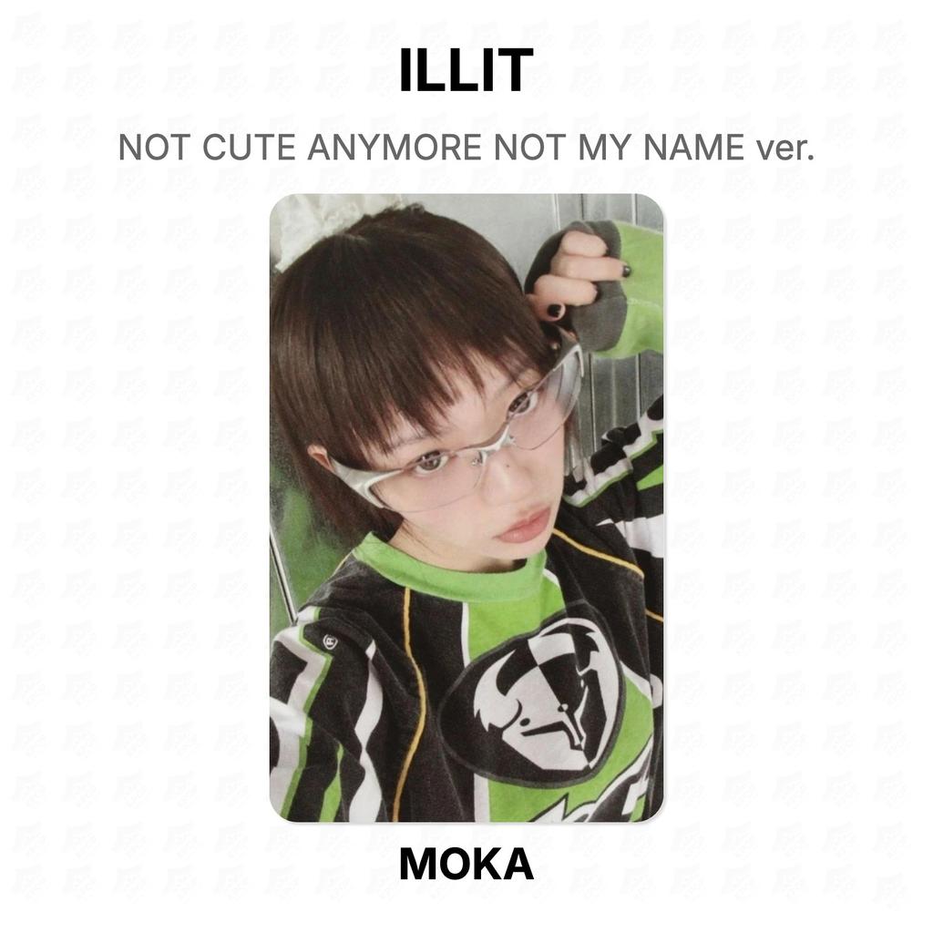 ILLIT NICHT MEHR SÜSS NICHT MEIN NAME Version. Offizielle Fotokarte