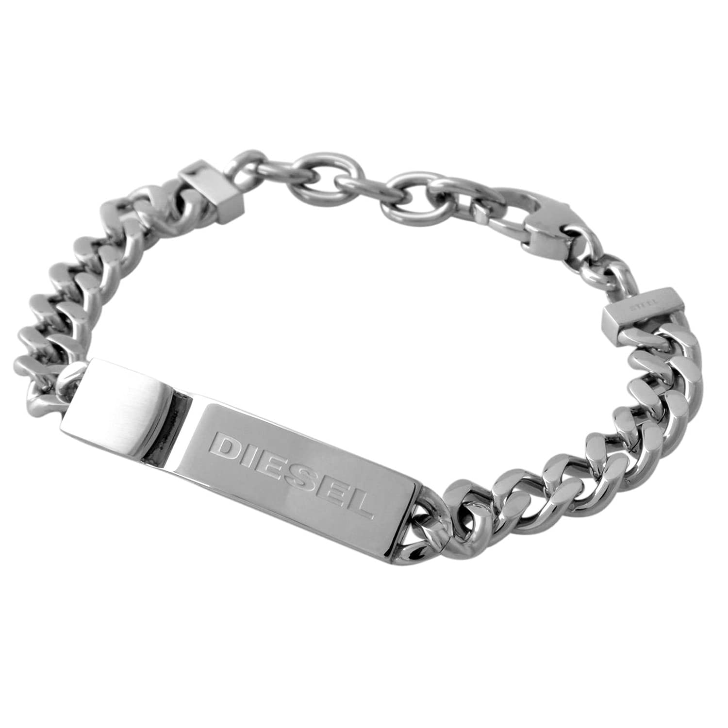 

DIESEL Logo Plate Chain Bracelet DX0966040 [Diesel] & [Item] срібний