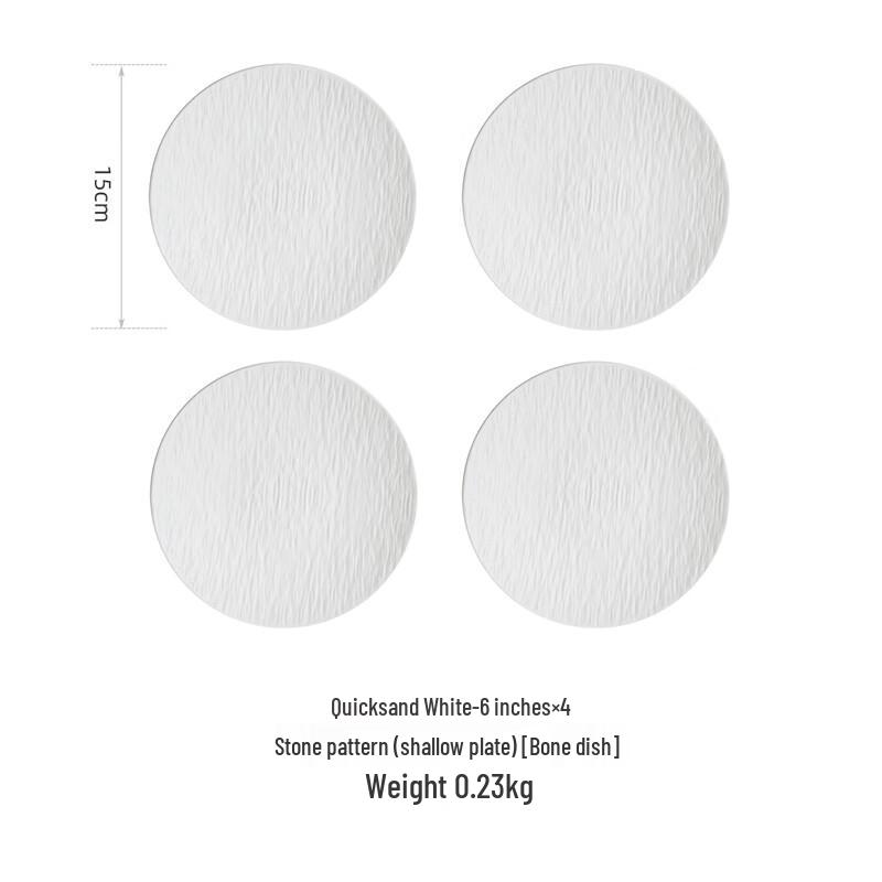 Ceramic Household Bone Dishes with Optional Storage Rack