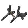 1pair Steering Knuckle Spindle Left Right Wheel Steering Knuckle for 200cc ATV Quad Bike Black