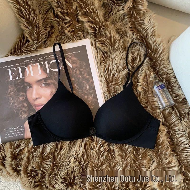 

Жіночий безшовний комфортний бюстгальтер з підтримкою з боків - Видання для Південно-Східної Азії 85AB=38 чорний