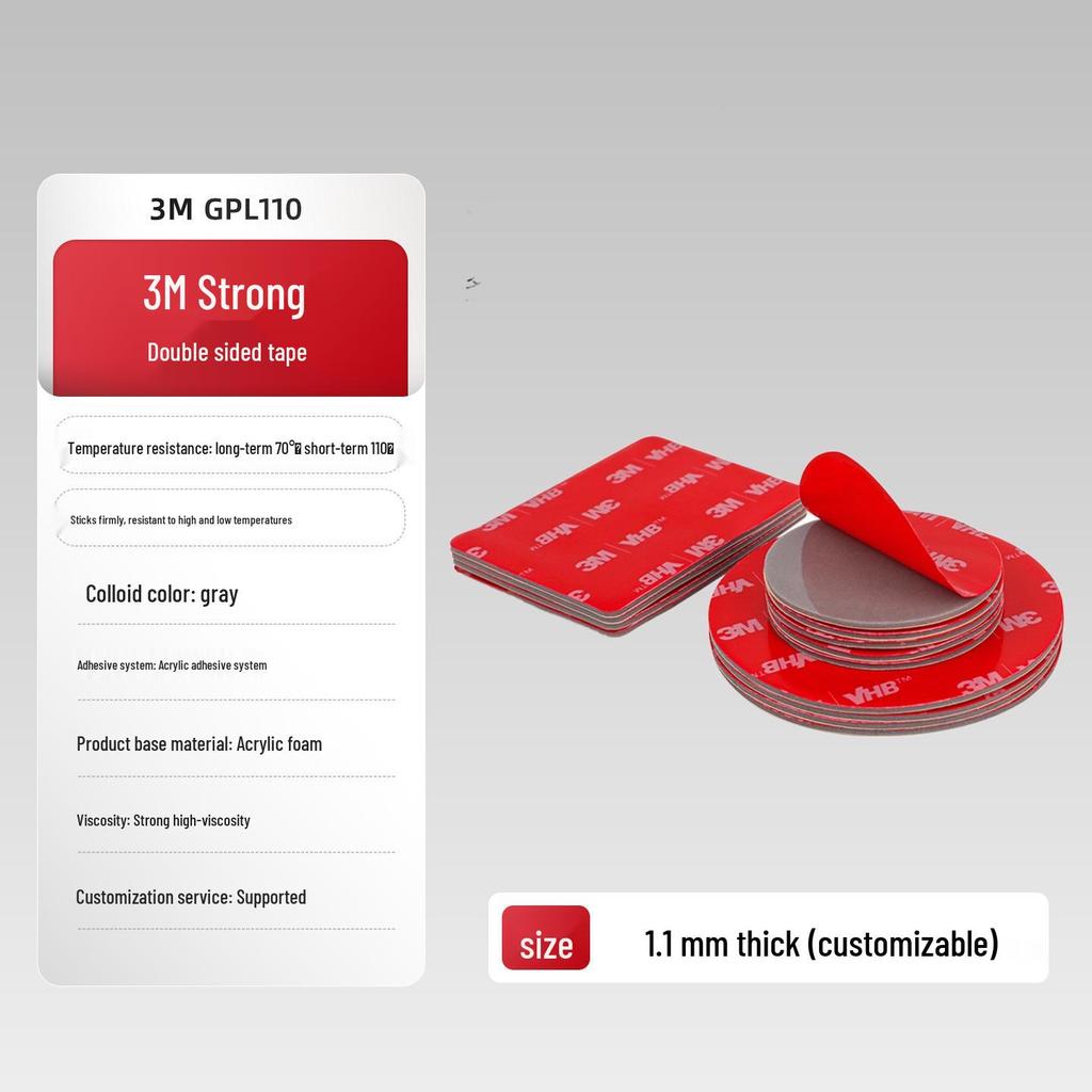 3M VHB High-Temp Waterproof Double-Sided Foam Tape for Cars