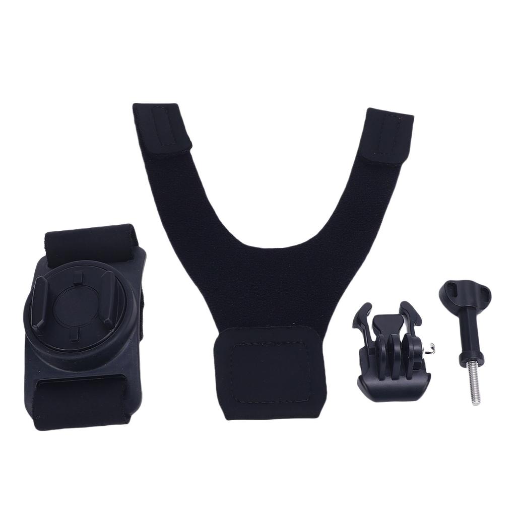 360 Degree Rotating Wrist Strap Mount PC TPE Nylon Action Camera Hand Strap Mount Holder for