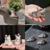 Baby Crocodile Garden Ornament for Home Dining Table Decoration, Resin Handicraft, Animal Figurine