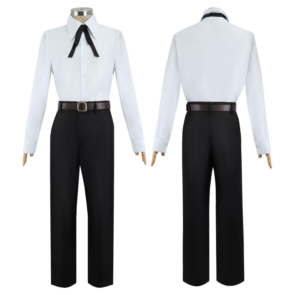 Spiel P3 Makoto Yuki Cosplay Kostüm Perücke Gekkoukan High School Uniform Stickerei Schwarz Anzug Hosen Hemd Tägliches Tragen Geschenke