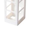 Wall Mounted Curling Iron Holder Plastic Space Saving Hair Dryer Tools Organizer Rack for Bathroom