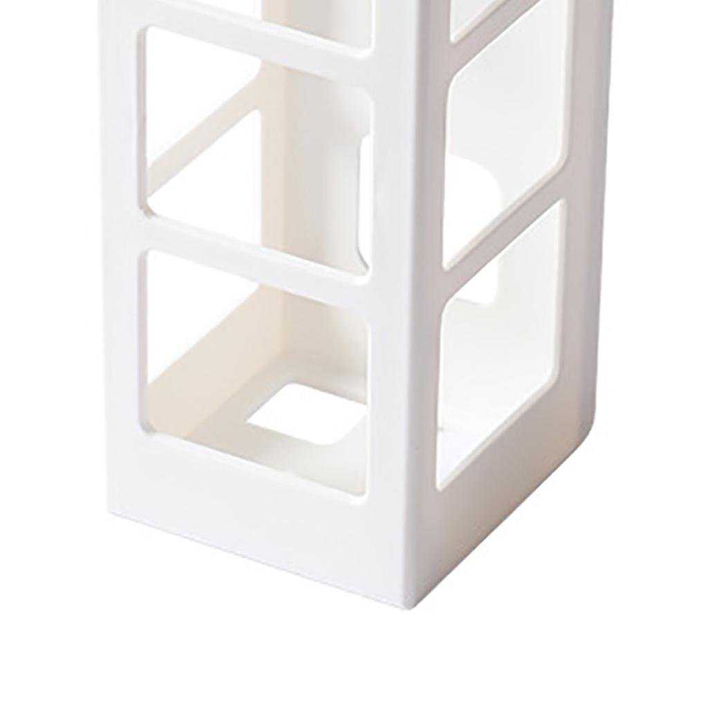 Wall Mounted Curling Iron Holder Plastic Space Saving Hair Dryer Tools Organizer Rack for Bathroom