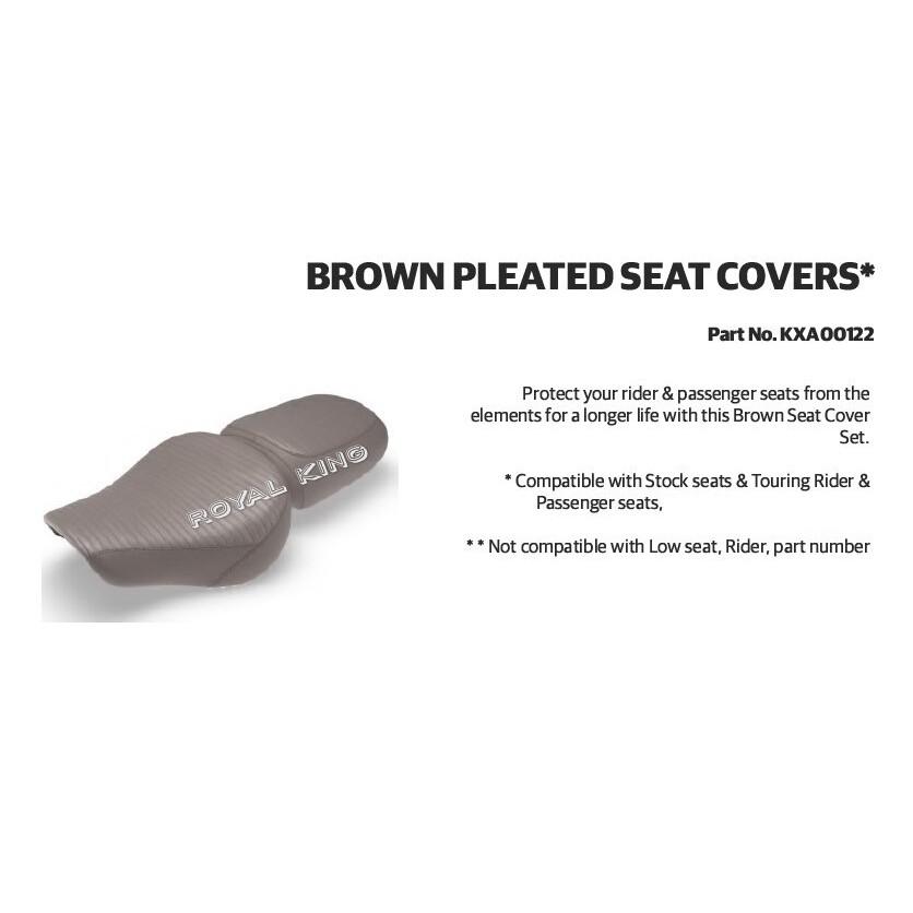 Royal Enfield "New Classic 350 Brown Touring Rider Seat & Passenger Seat"