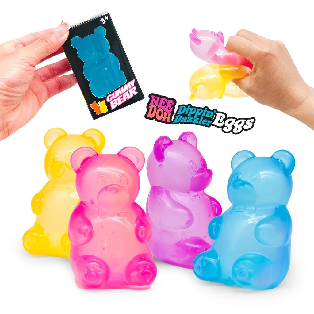 New Maltose Squishy Toys Anti Stress Sensory Fidgets Toy Soft Simulated Transparent Blue Maltose Slow-Rebound Decompression Toy