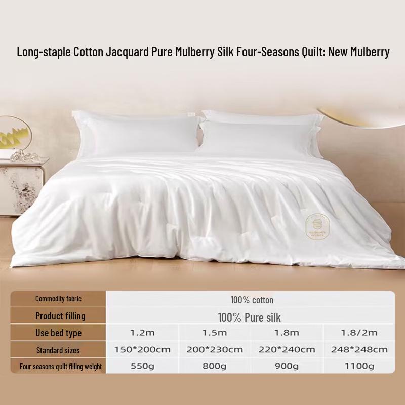 Mengjie New Mulberry Jacquard Silk Quilt