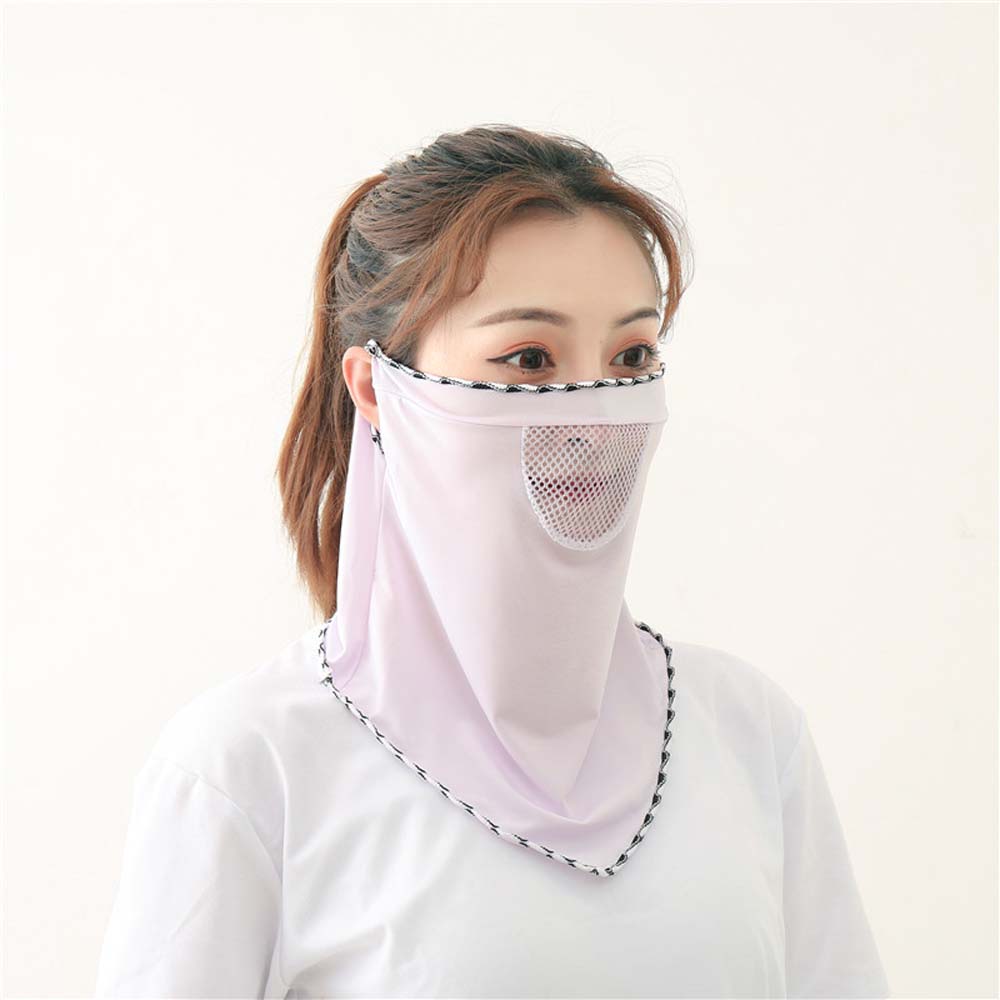 Outdoor Sun Protection Ice Silk Riding Neck Protection Scarf Face Cover Neck Mask Mouth Mask