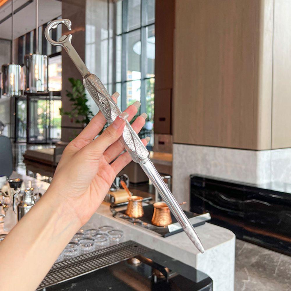 Cooking Tweezer Crane Shape Kitchen Food Tongs 304 Stainless Steel Anti-slip Tipped Barbecue Clip Extended Meat Clamp Restaurant