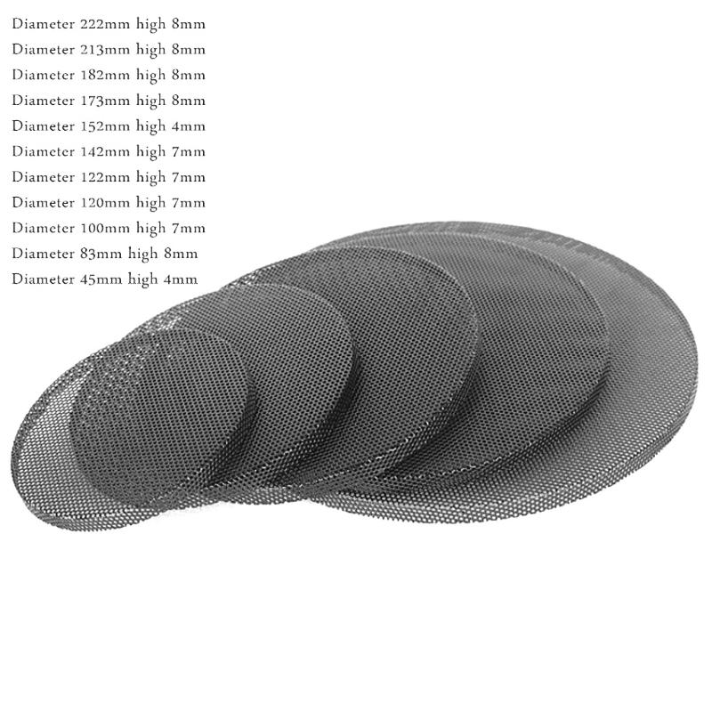 2 Pieces Outdoor Metal Speaker Covers Speaker Dust Cover for Case Metal Mesh Grille Prote for Most Mic Speaker