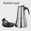 Stainless Steel Electric Moka Pot Espresso Maker