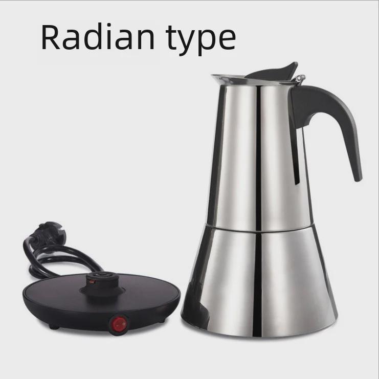 Stainless Steel Electric Moka Pot Espresso Maker