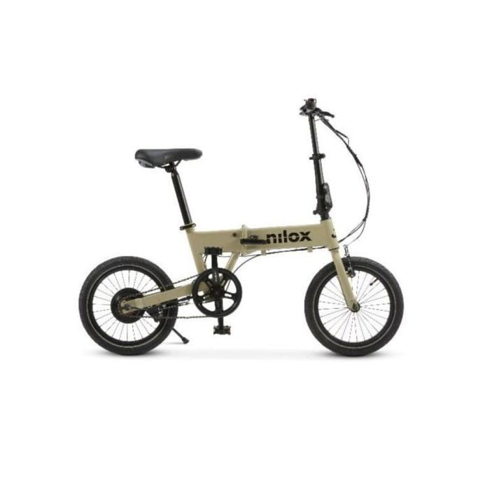 Bicicleta Eléctrica Nilox NXEBJ2 Plegable 250 W 16" Gris 30 Km Autonomía 100 Kg Carga