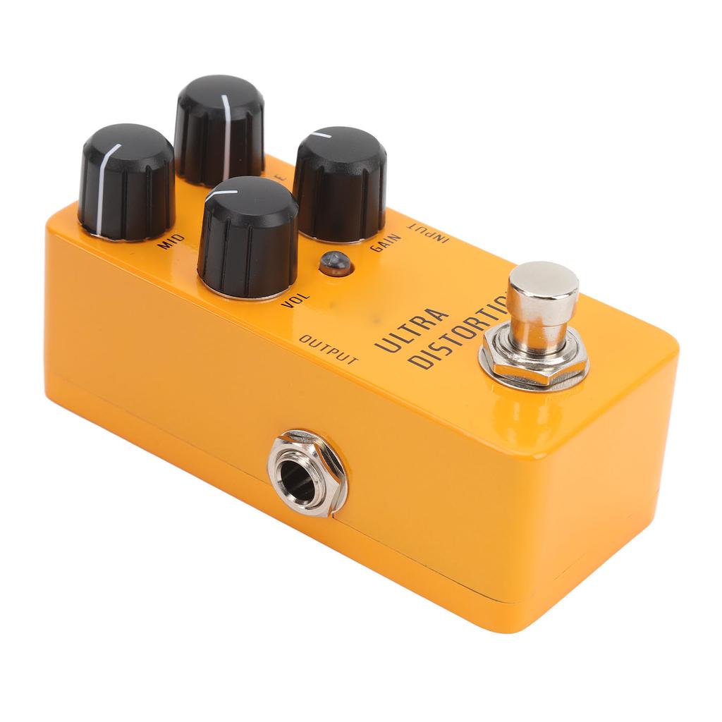 High Gain Distortion Gitarrenpedal Aluminiumlegierung E-Gitarren Distortion Effektpedal mit True