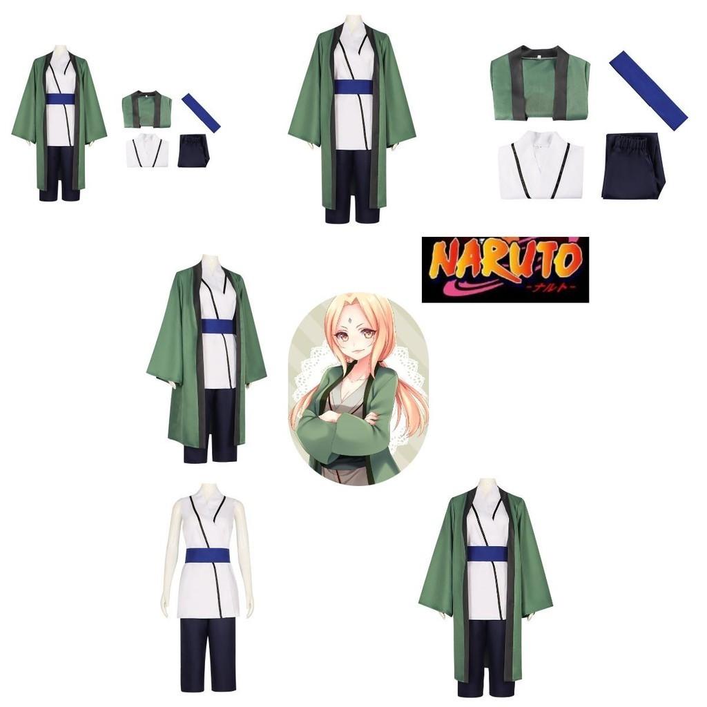 Ninja Tsunade Cosplay Costume For Halloween And Anime Fans In Stock