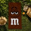 Candy Brand M-M&M's Towel Towel beach towel, quick drying absorbent bath towel for Swim,Gym,Camping,Outdoor hot