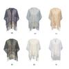 Delicate Laces Shawl Beach Vacation Shawl Versatiles Laces Elegant Women Shawl for Evening Parties and Celebrations