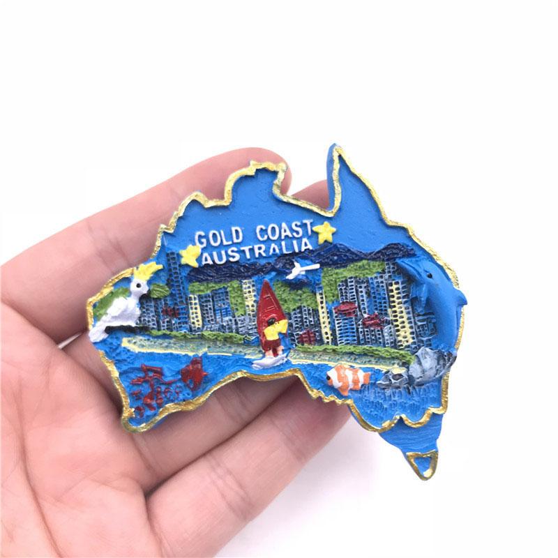 Sydney Australia Melbourne Kangaroo Magnetic World Tourism Souvenir 3D Sydney Koala Opera House Fridge Magnets Collection Gifts