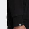 Adidas Originals FW22 Essential Crew Neck Sweatshirt With Trefoil Embroidery Men Sweatshirt Black IC8144